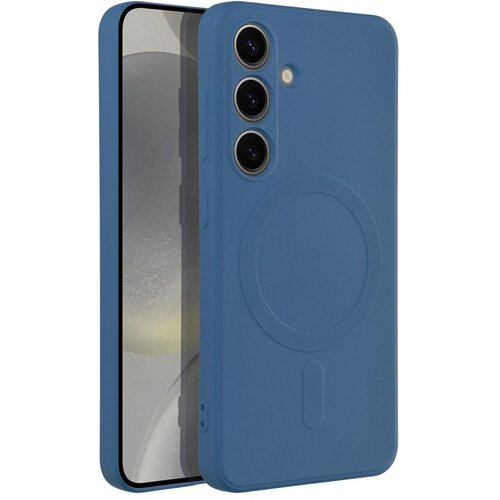  futrola silicone mag cover za samsung S926 galaxy S24 plus tamno plava Cene