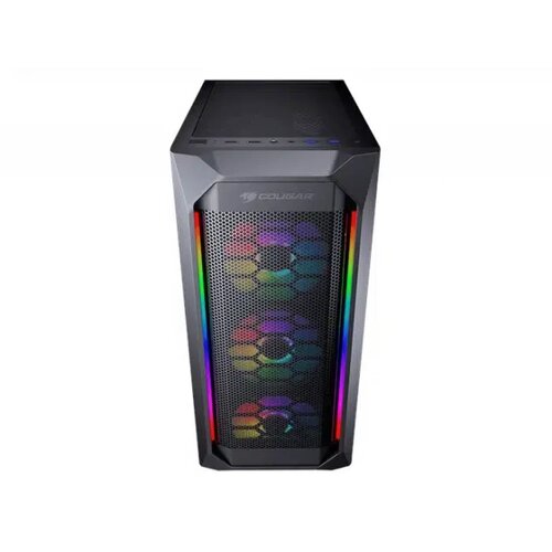 COUGAR GAMING COUGAR | MX410 Mesh -G RGB | PC Case | Mid Tower / Mesh Front Panel with ARGB strips / 4 x ARGB Fans / 4mm TG Left Panel Cene