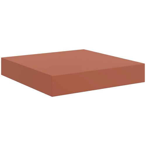  Polica na zidu 4 pcs Crvena 23 x 23,5 x 4 cm Konstruirano drvo Slike