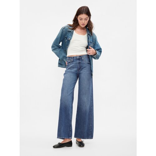 GAP Jeans High Rise Wide - Ladies Cene
