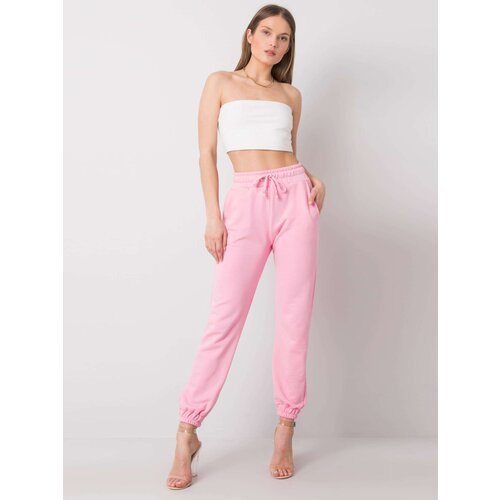 RUE PARIS Sweatpants-RV-DR-6120.03P-pink Slike