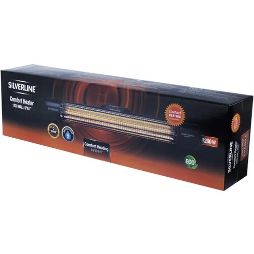 Silverline 26106 zidna infracrvena grejalica sa halogenim grejačem, 1200W/600W c-wave Cene