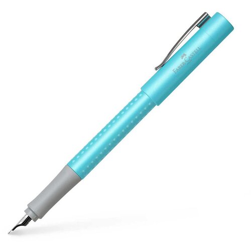 Faber-Castell Nalivno pero Faber-Castell grip pearl M, turkizna Cene