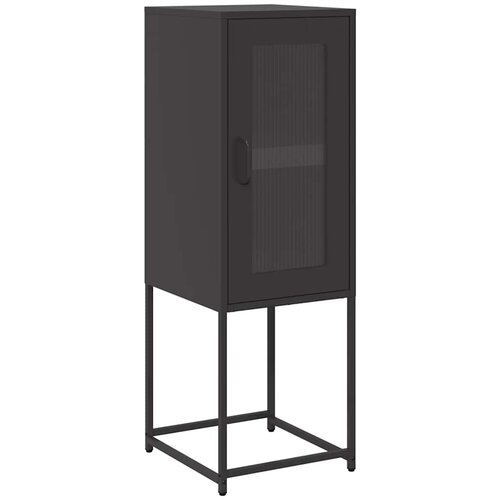 Maison Chic Komoda - Predalnik črna 36x39x107 cm hladno valjano jeklo, (21721943) Slike
