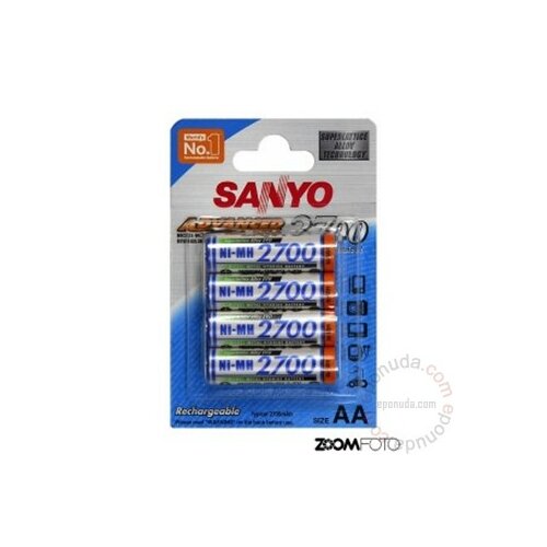 Sanyo HR-3U-4BP 2700 mAh baterija Slike