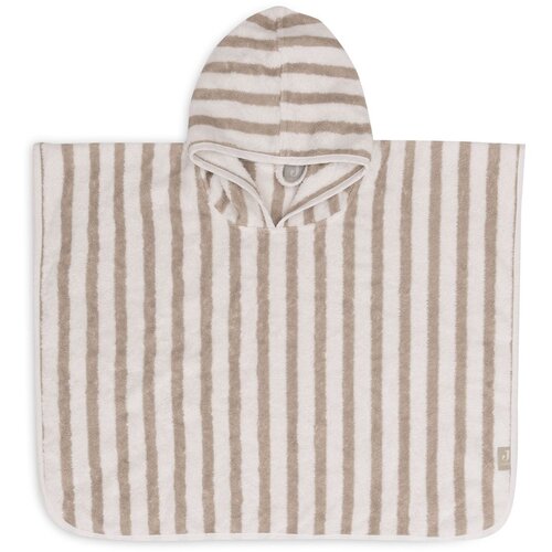 Jollein pončo stripe terry gots olive green Slike