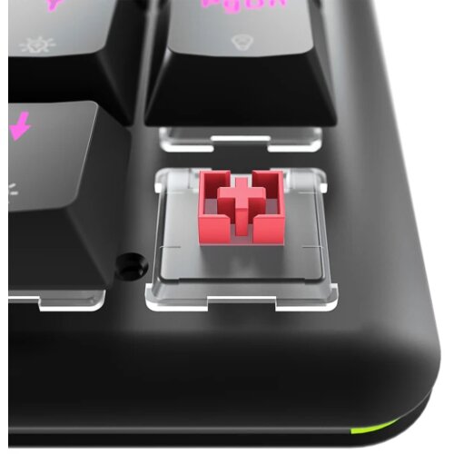 Rampage Tastatura žična gaming REBEL Low Profile mehanička crveni switch 38868 Cene