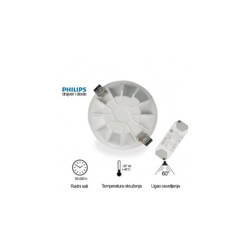 Bb Link led ugradna svetiljka 118001-5 20W 4000K Cene