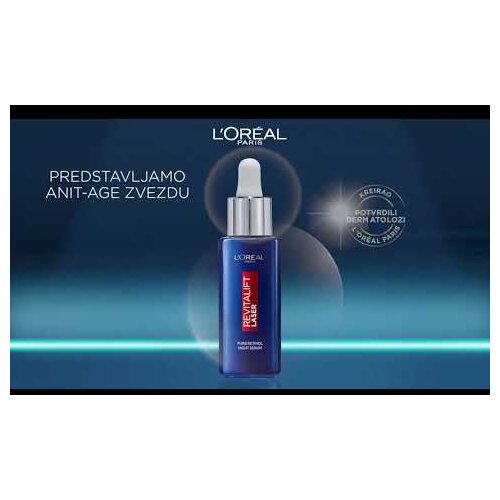 L&amp;acute;Or&amp;eacute;al Paris revitalift Laser Pure Retinol Night Serum noćni serum protiv starenja 30 ml Slike