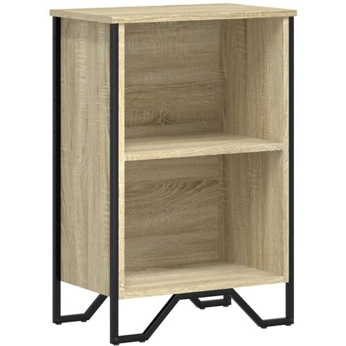 Maison Chic Knjižna omara - Knjižni regal sonoma hrast 50x31x74,5 cm inženirski les, (21724964) Slike