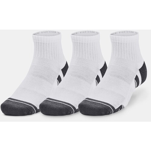 Under Armour Socks UA Performance Cotton 3p Qtr-WHT - unisex Slike