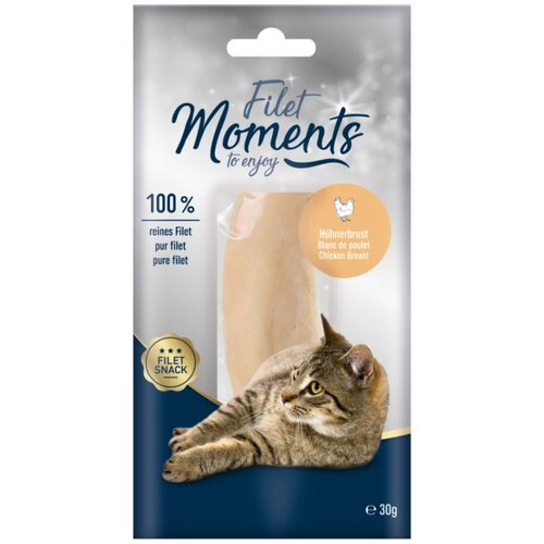Moments poslastica za mačke Filet piletina 30 g Slike