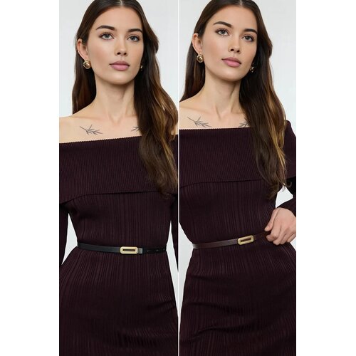 TRENDYOLMILLA TRENDYOL ženski set pojas model Twoaw25Ke00009, višebojna-crna-bordo Cene