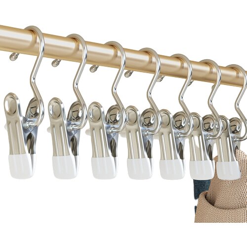 INF 10 kosov inox sponk za kljuke, sponke za sušenje perila White, (21275655) Cene