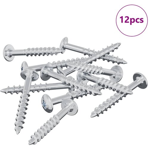 vidaXL Vijak 12 pcs srebrna 9,8 x 35 mm elezo, (5000163857) Cene