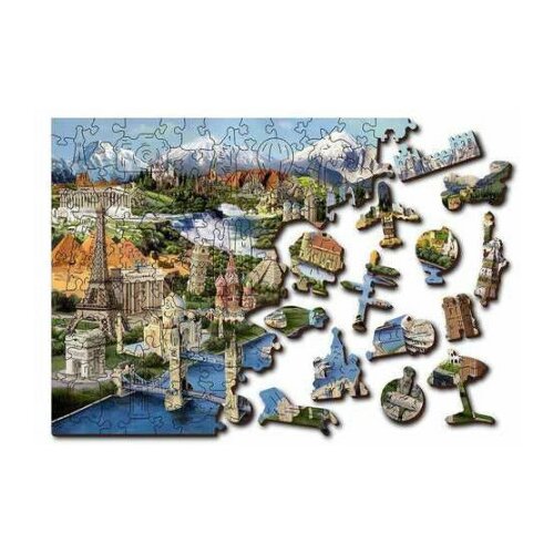 WOODEN CITY drvene puzzle - znamenitosti L ( 502278 ) Slike