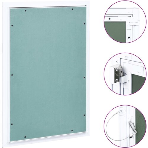 VidaXL pristupna ploča s aluminijskim okvirom i gipsom 400 x 600 mm Slike