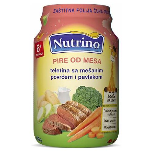 Nutrino pire od mesa sa teletinom, mladim povrćem i pavlakom 190 g Cene