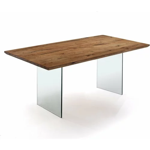 Tomasucci Jedilna miza z mizno ploščo v hrastovem dekorju 180x90 cm –