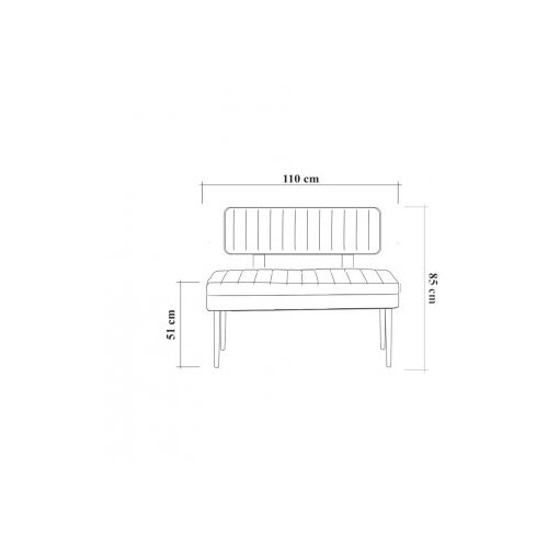 Woody Fashion trpezarijska klupa Vina 1070 1 GreenAtlantic Cene