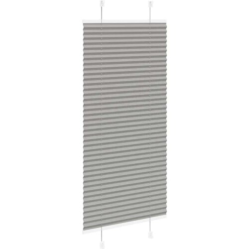 VidaXL Plisirana roleta antracit 65x100 cm &amp;scaron;irina tkanine 64,4 cm Slike