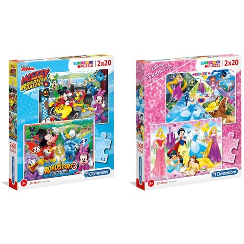Clementoni puzzle 2x20 special Slike