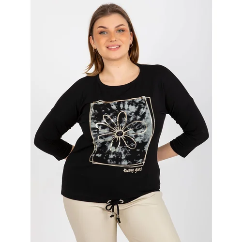 RELEVANCE Blouse-RV-BZ-8470.93P-black