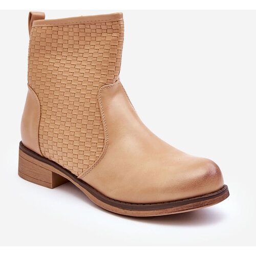 Kesi Women's felt shoes beige chilly Cene