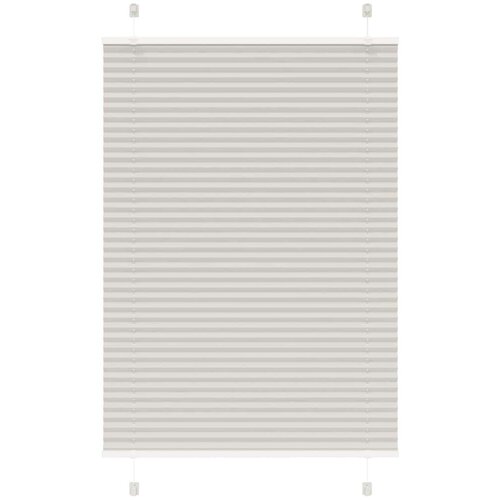 vidaXL Plisirana roleta svijetlosiva 100x150 cm širina tkanine 99,4 cm Cijene