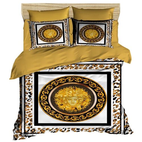 3D3 blackgoldwhite super king quilt cover set (eu) (it) Cene