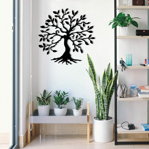 tree metal wall decor black decorative metal wall accessory Slike