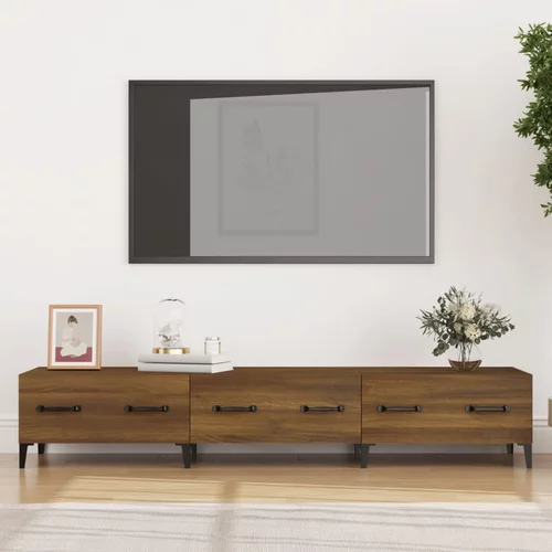 TV ormarić boja hrasta 150 x 34,5 x 30 cm konstruirano drvo