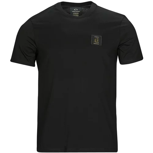 Armani Exchange Majice s kratkimi rokavi 8NZTPR Črna