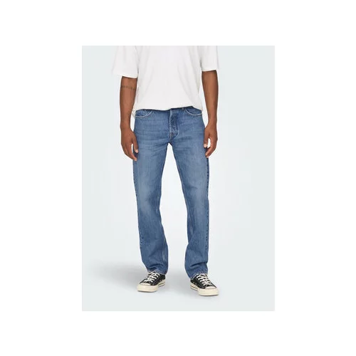 Only & Sons Jeans hlače Edge 22024939 Modra Loose Fit