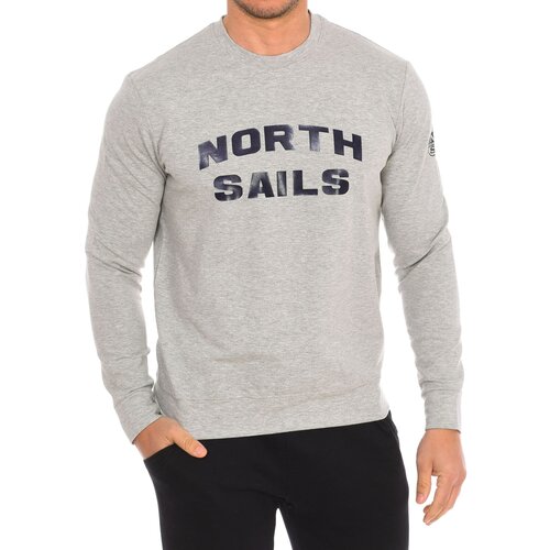 North Sails Puloverji 9024170-926 Siva Cene
