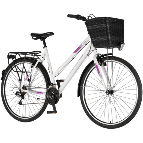 Explorer Bicikl tour axys lady pro 28" alu 21" v-brake 18 brzina 167-192cm (l/xl) belo ljubičasti p Cene
