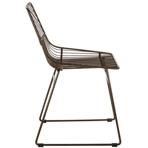 Premier Housewares Kovinski jedilni stol v bronasti barvi District &amp;ndash; Slike