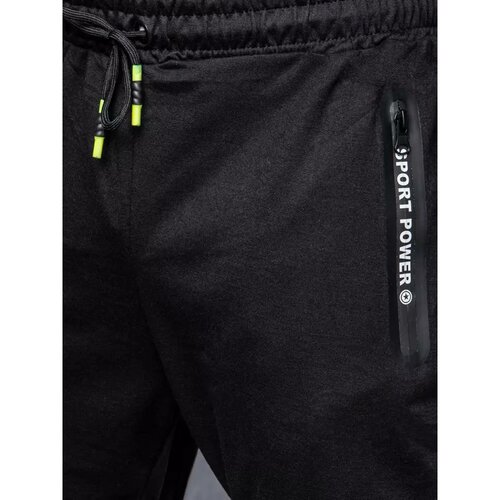 DStreet Men's sweatpants black UX3865 Slike