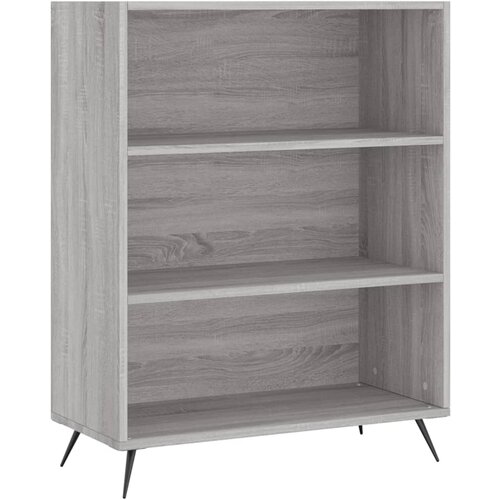 Maison Chic Knjižna omara - Knjižni regal siva sonoma 69,5x32,5x90 cm inženirski les, (21725908) Slike