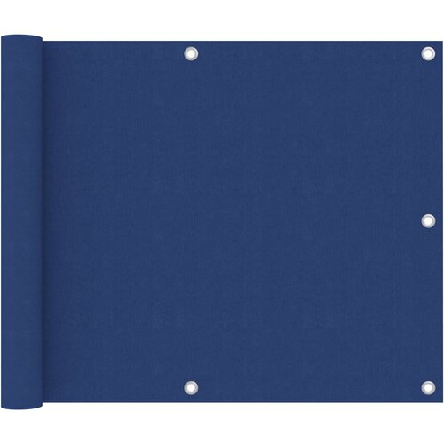 Balkonski zastor plavi 75 x 600 cm od tkanine Oxford Cijene