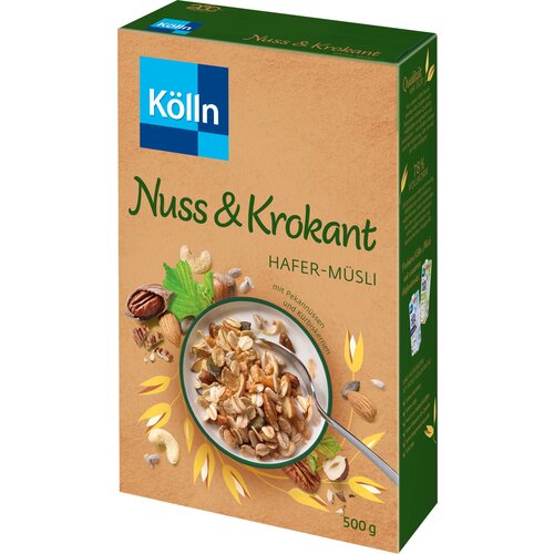 K&amp;ouml;lln Ovseni musli z ore&amp;scaron;čki in krokanti - 500 g Slike