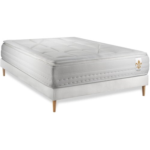 Litier Deluxe Vzmetnica in podnožje 140x190 cm - Vingt-Huit PLUS, (21624419) Cene