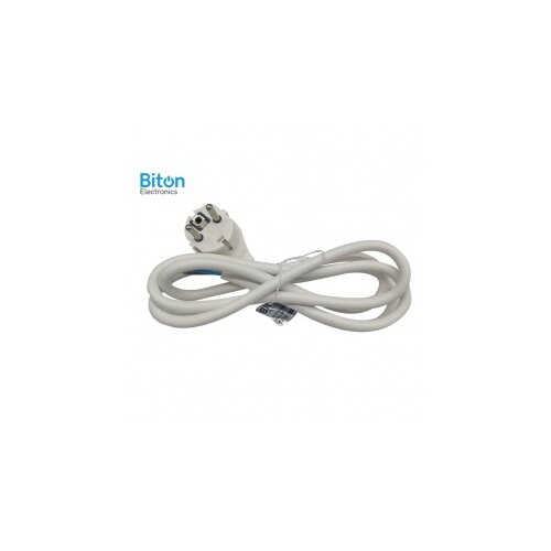 BITON dvopolni utikač sa kablom CT19 1.5M beli (3X1.5MM) Slike
