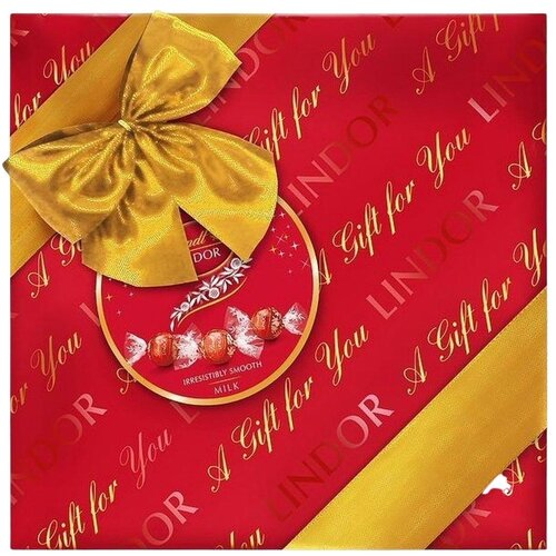 Lindt Bombonjera Lindor milk giftbox 287g Slike