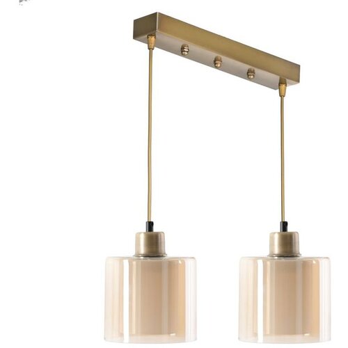 Opviq Yeni Sahra 2 Li Sıralı Eskitme Sarkıt Copper Chandelier Slike