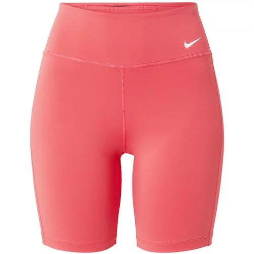 Nike Športne hlače svetlo rdeča / bela