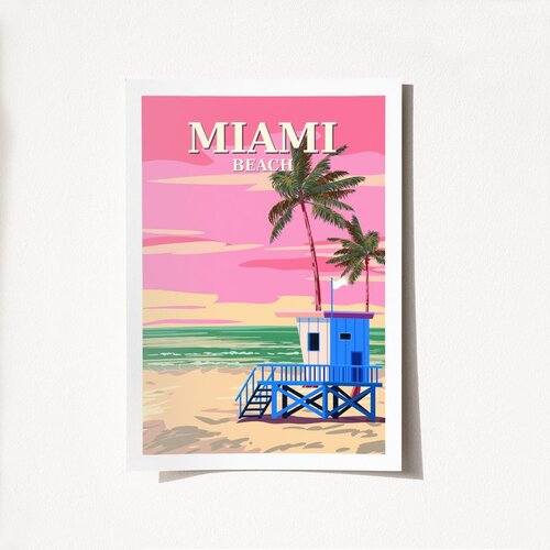 WALLXPERT Poster Miami-2016, 29,7x42cm Cene