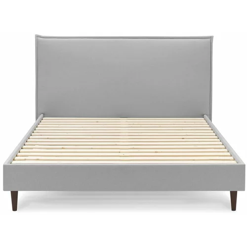 Bobochic Paris Sivi bračni krevet Sary Dark, 160 x 200 cm