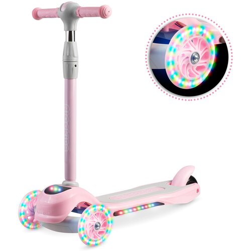 Janshop Ricokids Piko trikolesni skiro - roza, (21634724) Cene