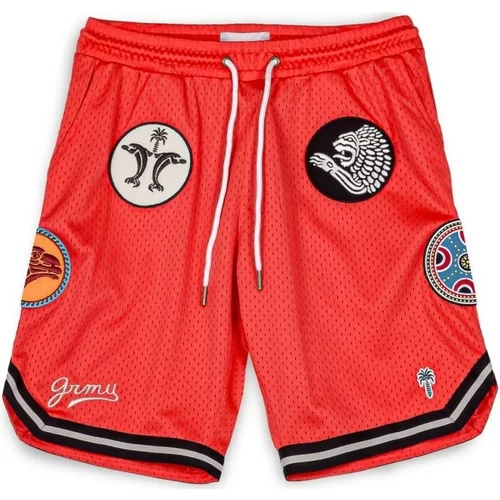 Grimey Kratke hlače & Bermuda - Rdeča